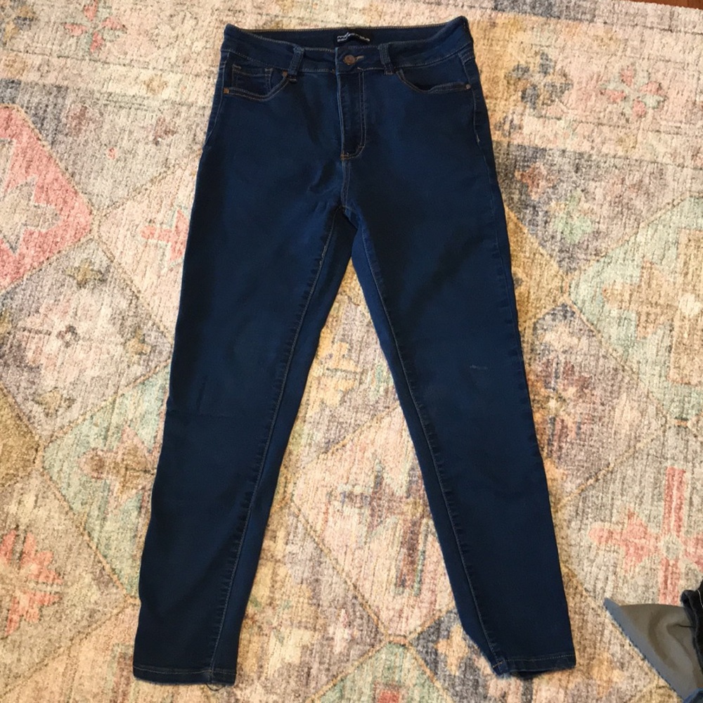 Miss poured in blue jeans